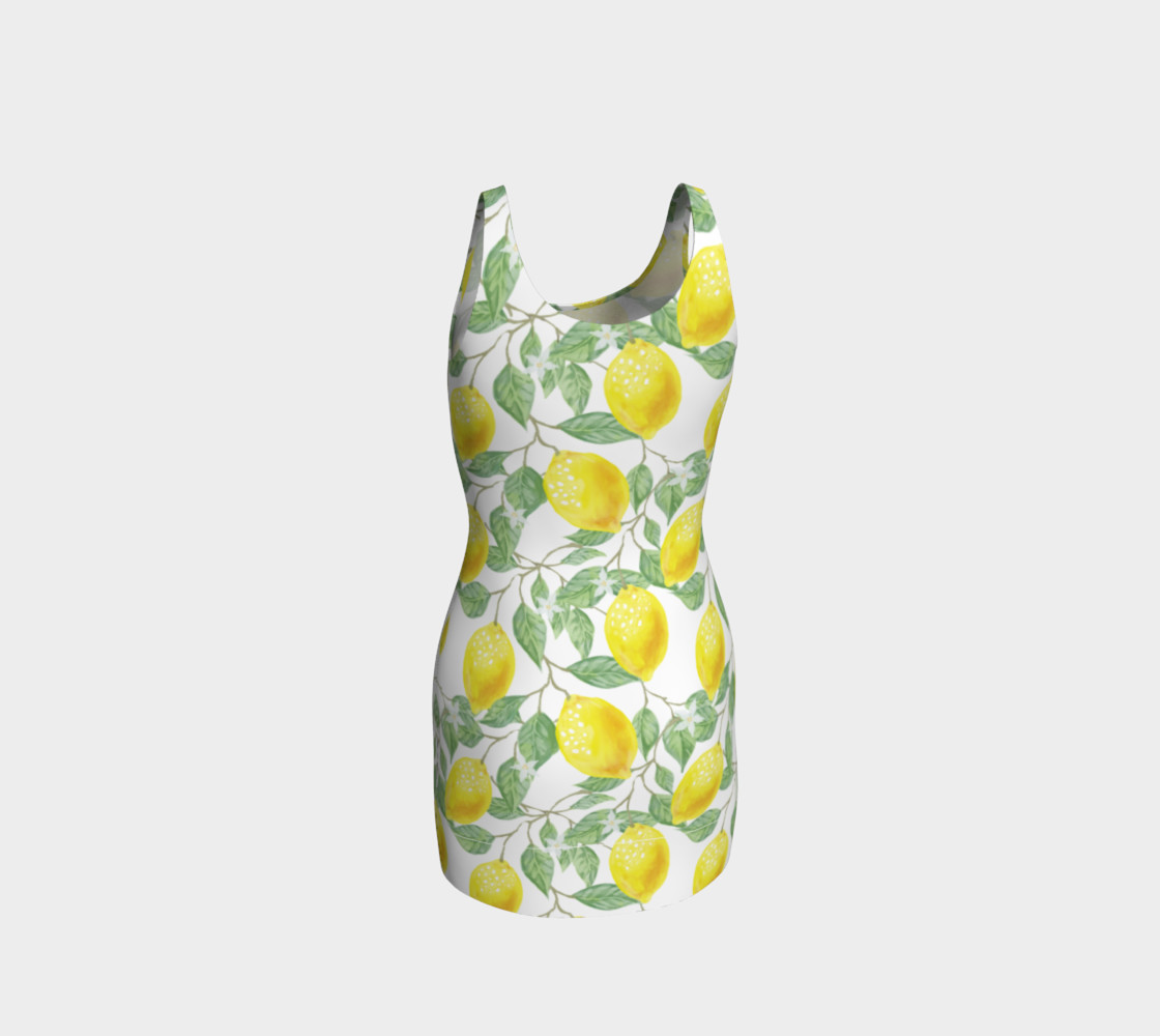 Life gives You Lemons Bodycon Dress preview #3