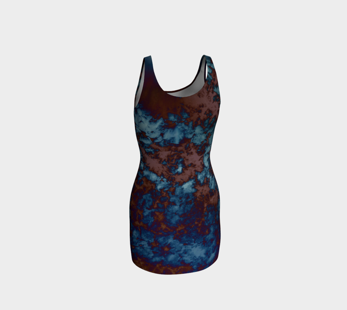 Tie-Dye Sky in Brown and Blue preview #3