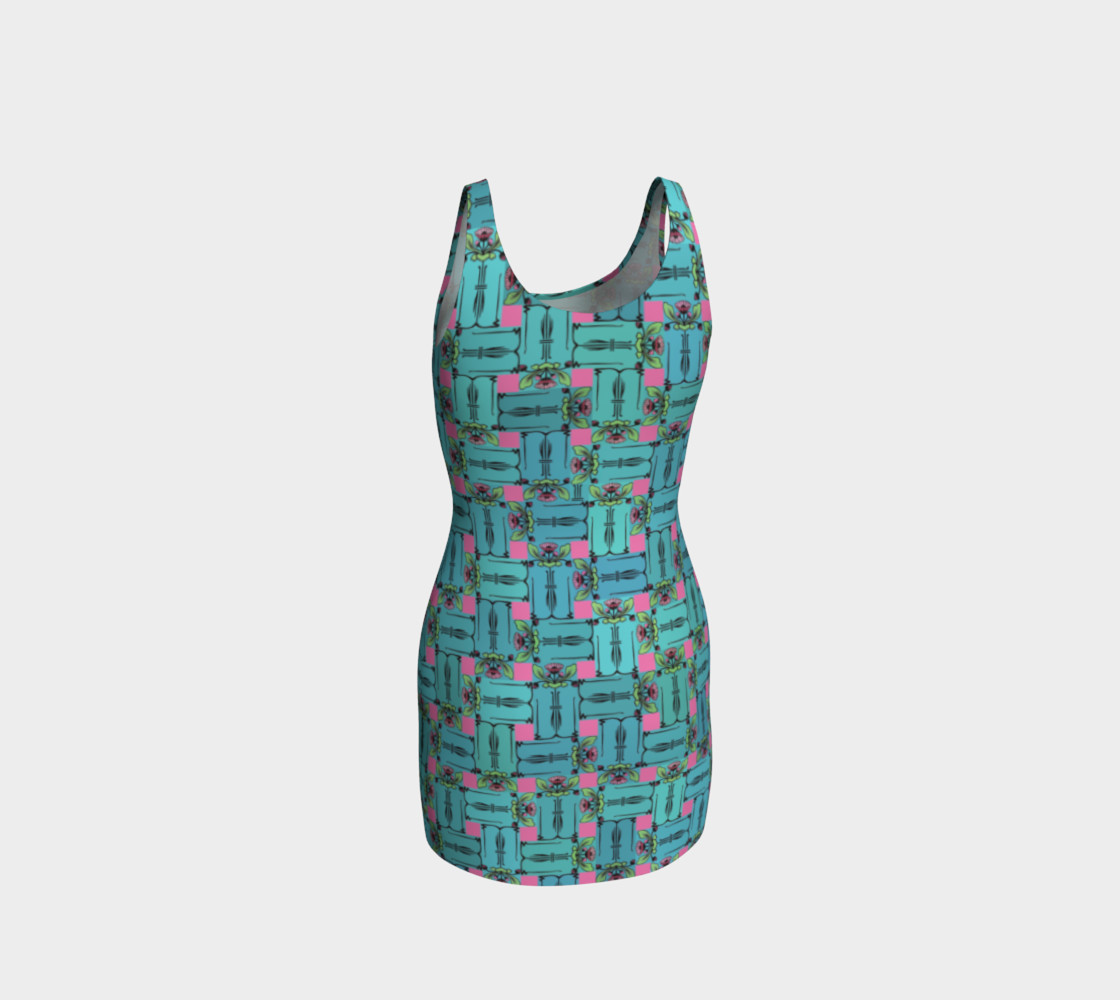 Charming Weave Bodycon Dress preview #3