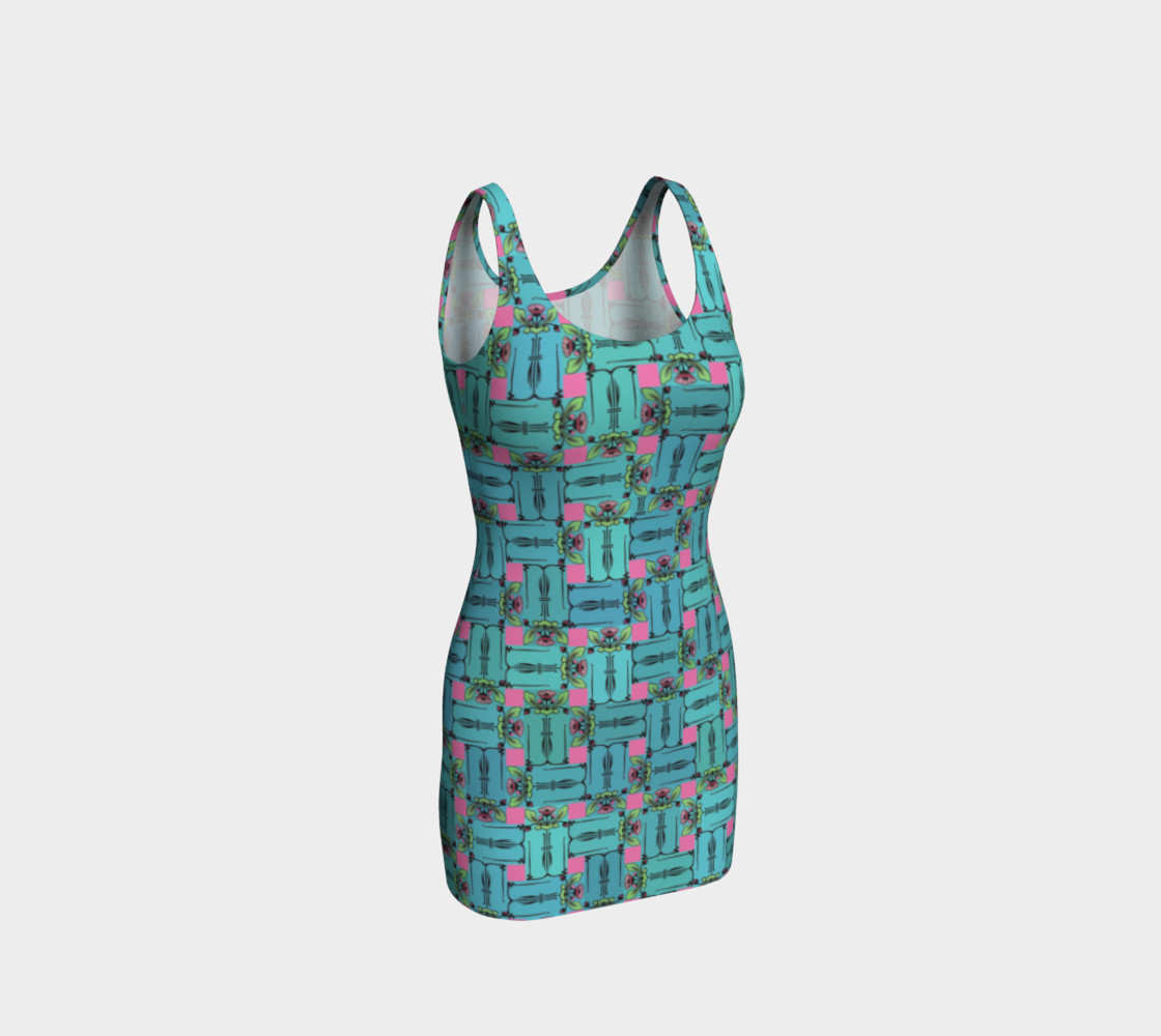 Charming Weave Bodycon Dress preview #1