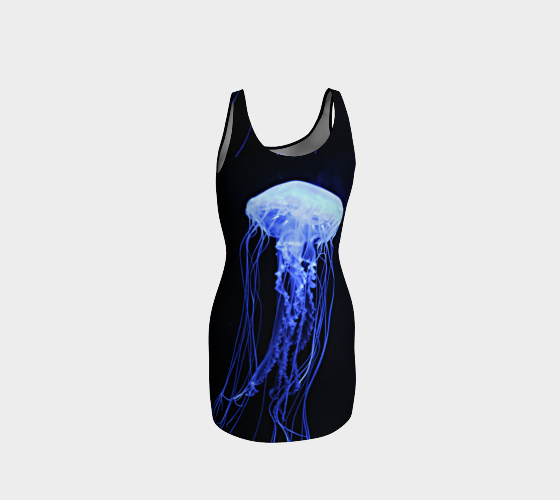 Jelly Black Light Reactive Wiggle Dress preview #3