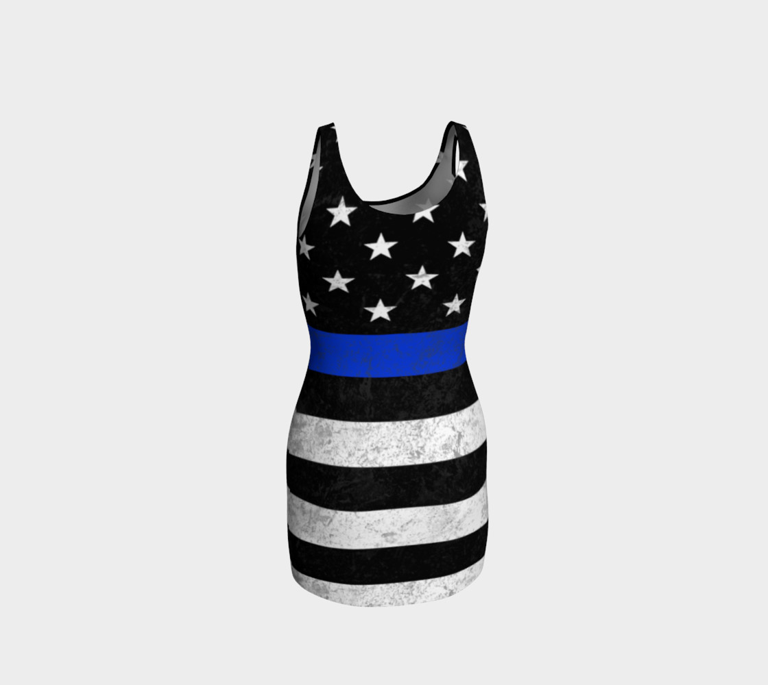 Those In Blue Bodycon Dress preview #3