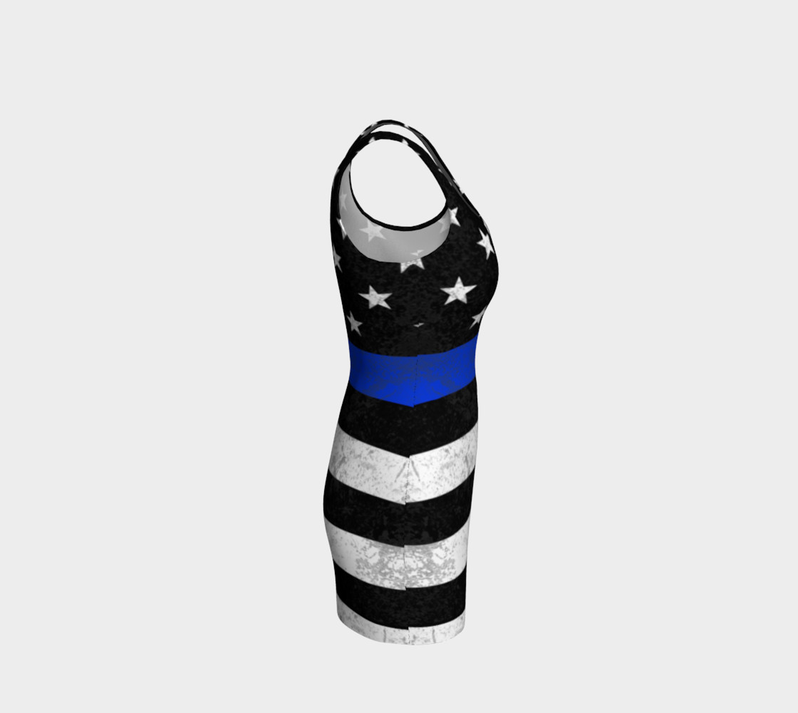 Those In Blue Bodycon Dress preview #4
