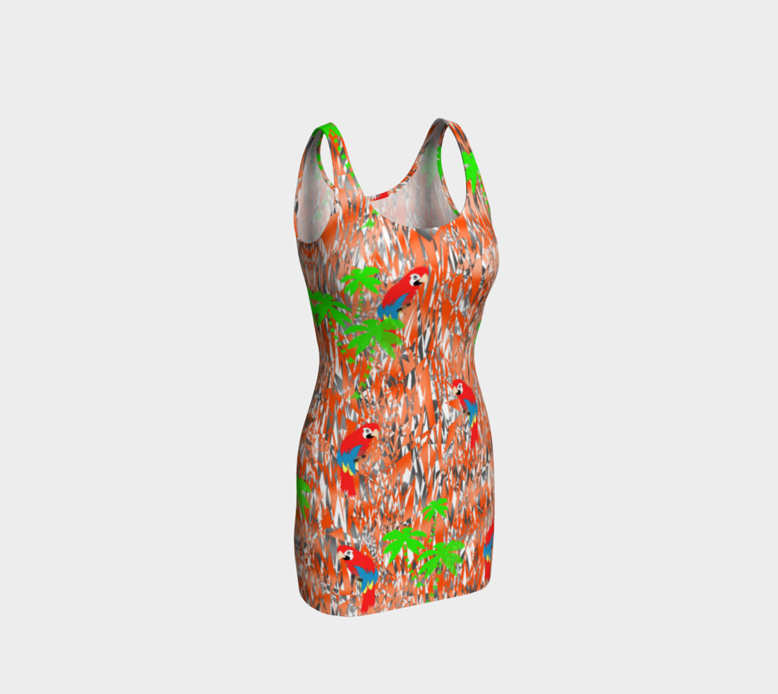 Tropical Summer Holiday Print Dress preview #1
