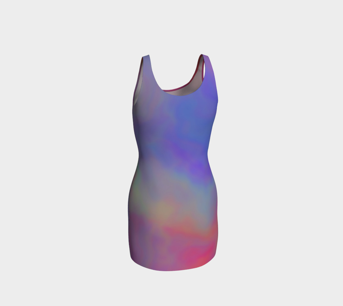 HEAVENLY HUES Bodycon Dress preview #3