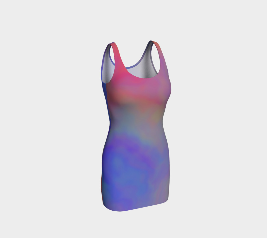 HEAVENLY HUES Bodycon Dress preview #1