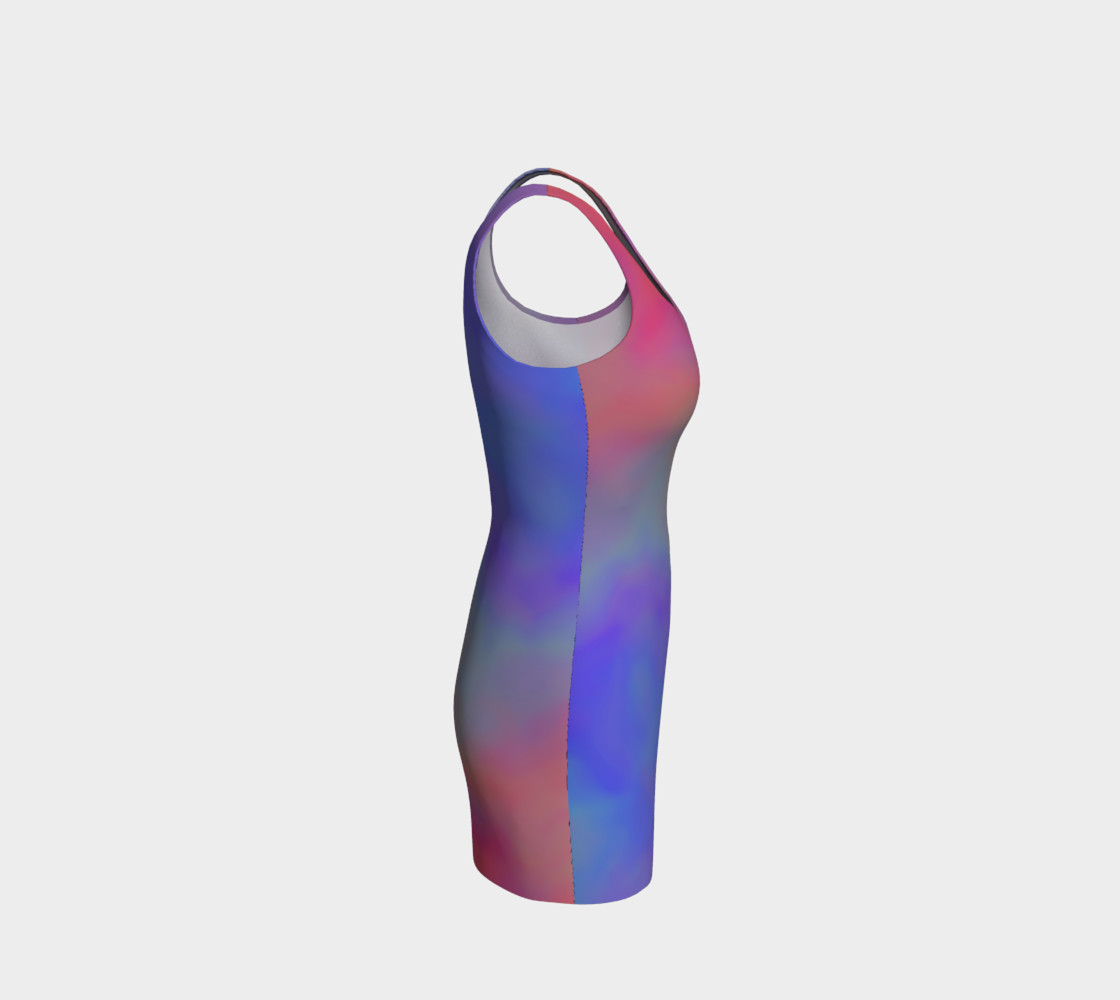 HEAVENLY HUES Bodycon Dress preview #4