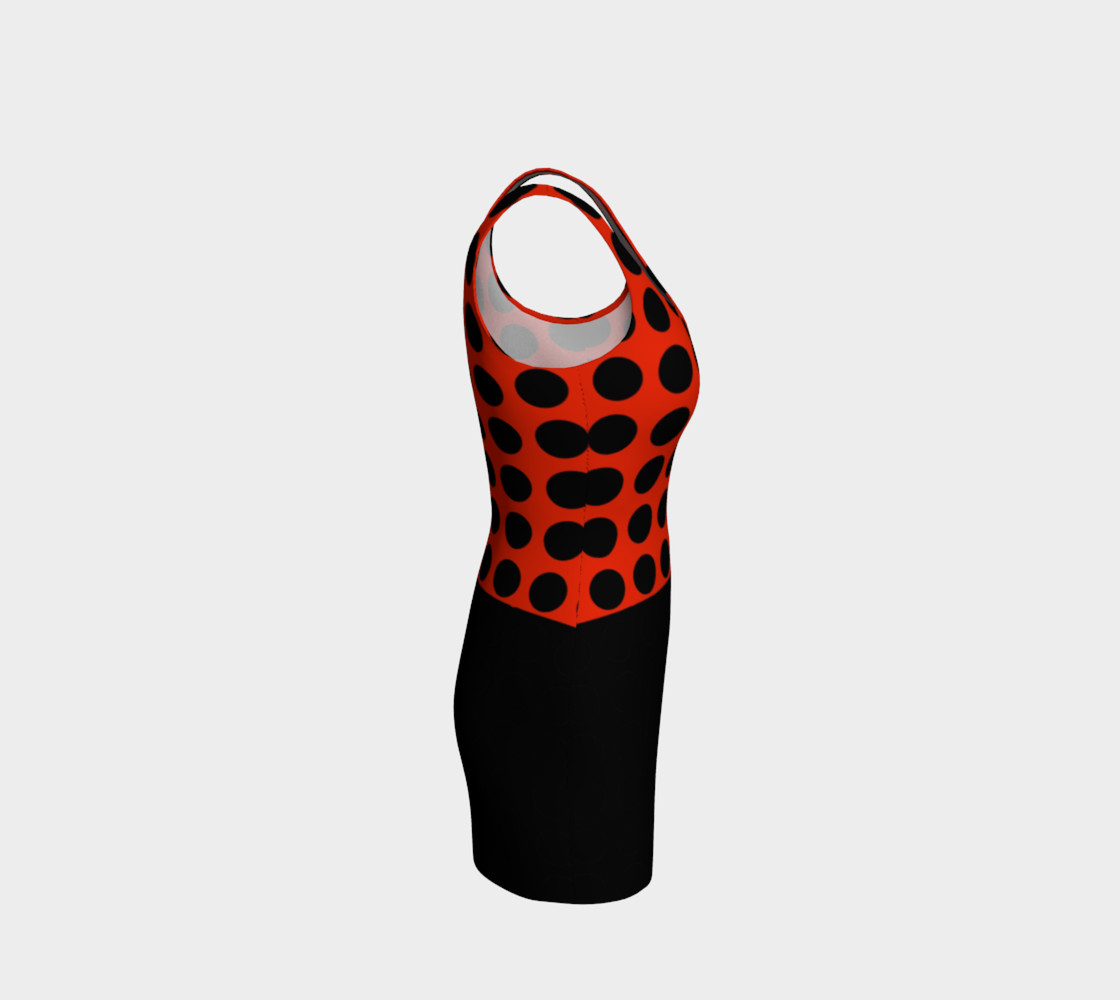 LADYBUG Bodycon Dress preview #4