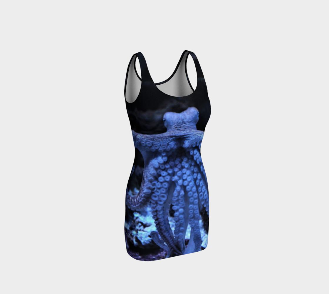 Dark Octopus Black Light Wiggle Dress preview #1