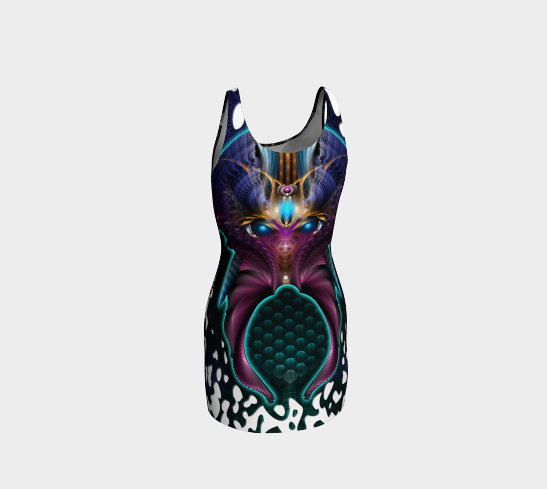 Aliens Invade 4 Beer Galaxy Attack - The Orkolon Bodycon Dress preview #3