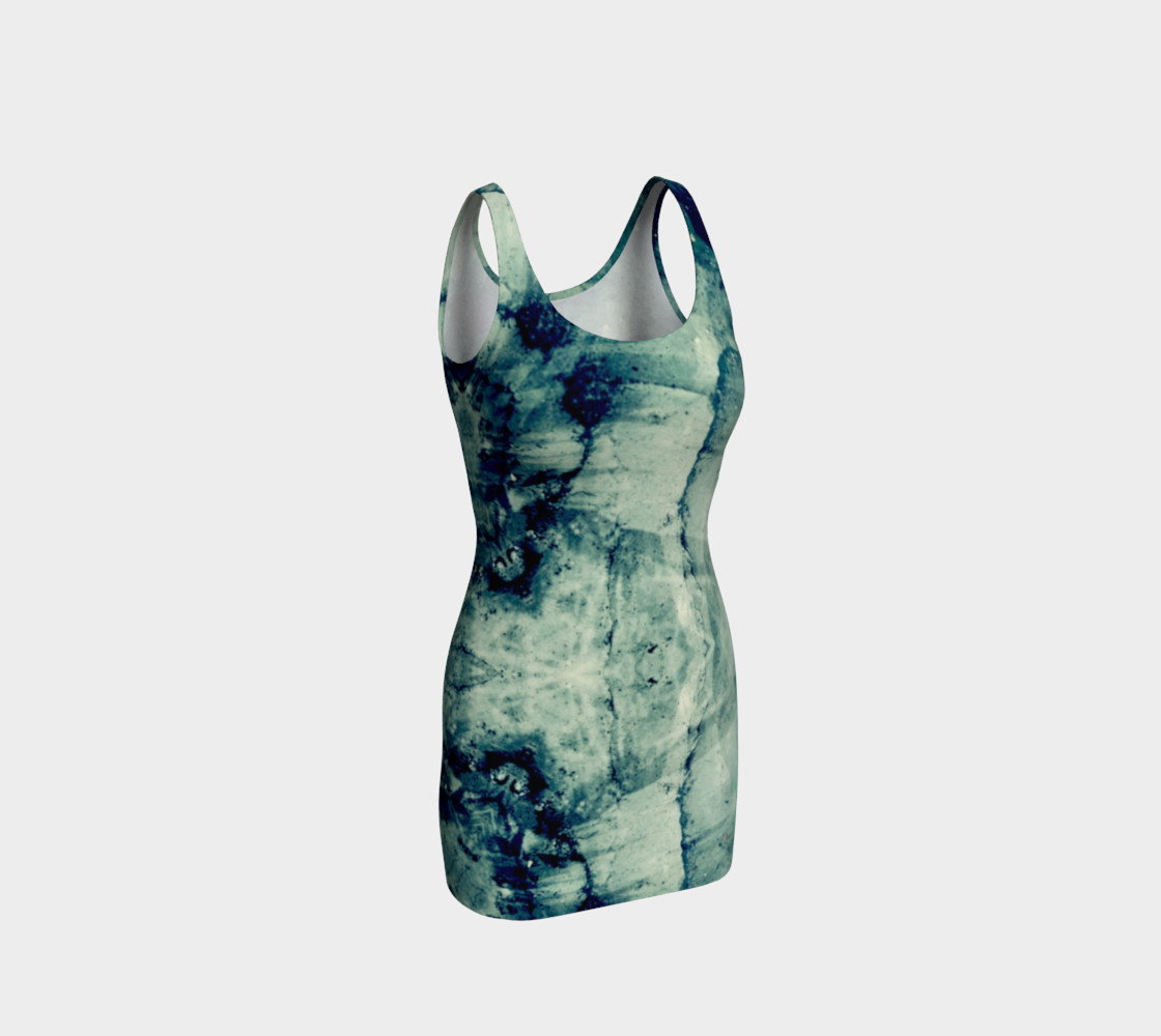 Lake art bodycon dress preview #1