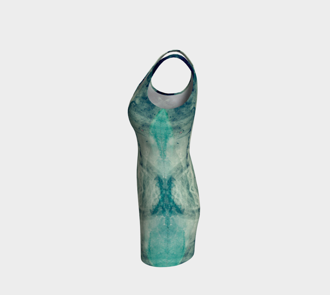 Lake art bodycon dress preview #2