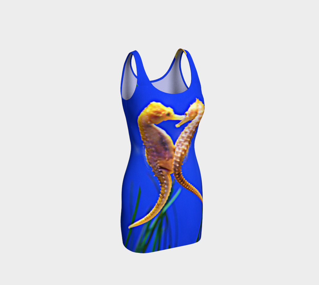Dancing Seahorses Wiggle Dress preview #1
