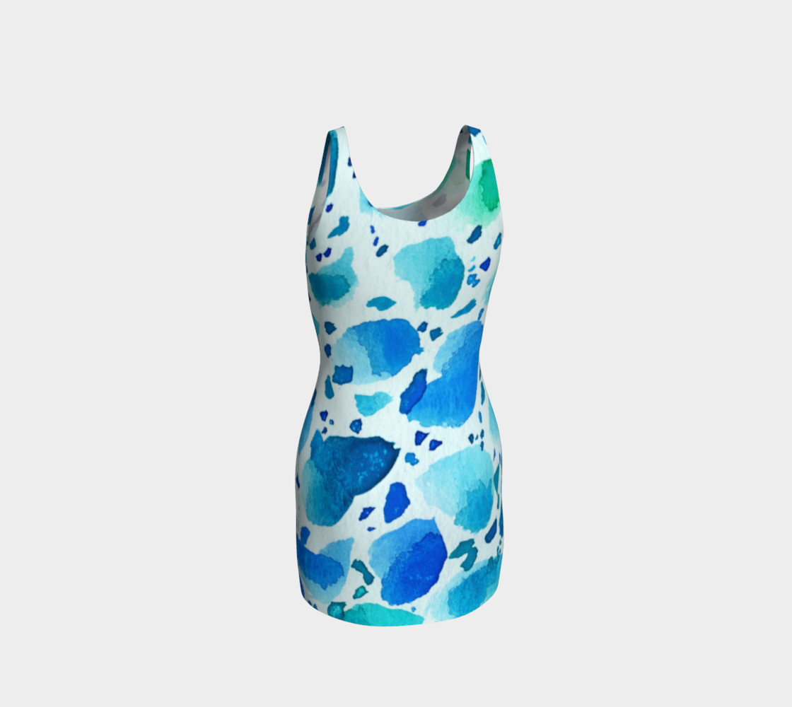 Blue Watercolour Dalmatian Print preview #3