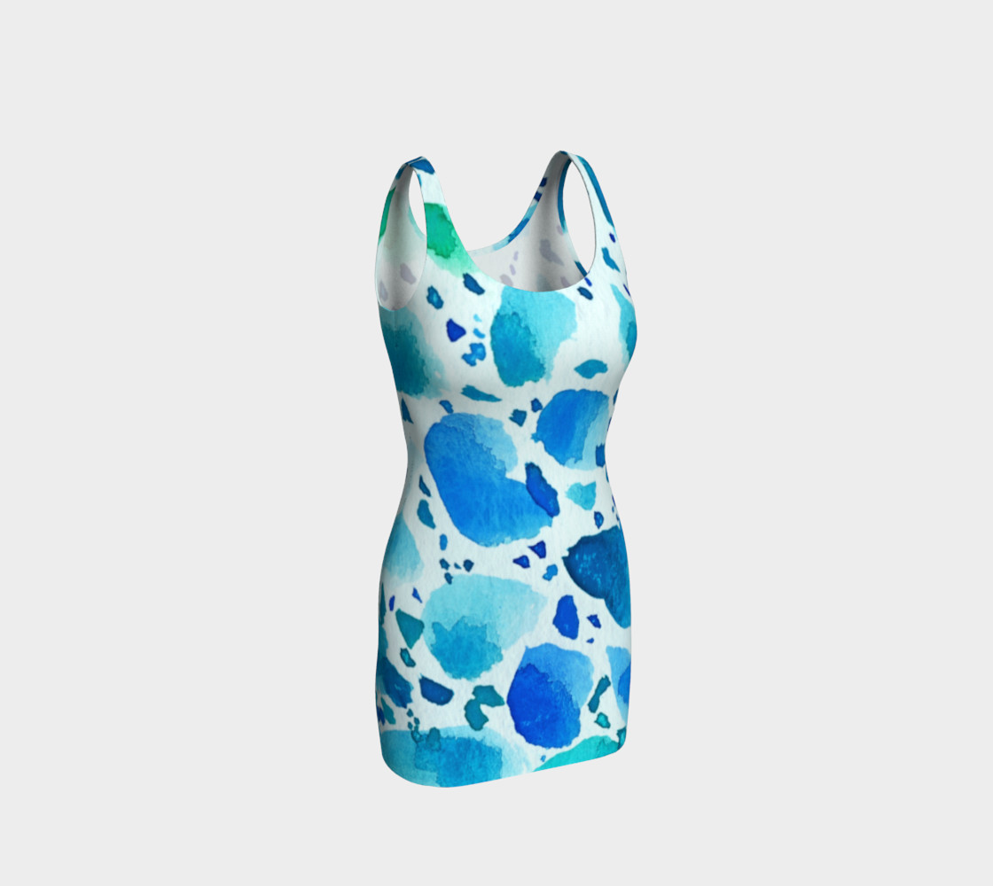 Blue Watercolour Dalmatian Print preview #1