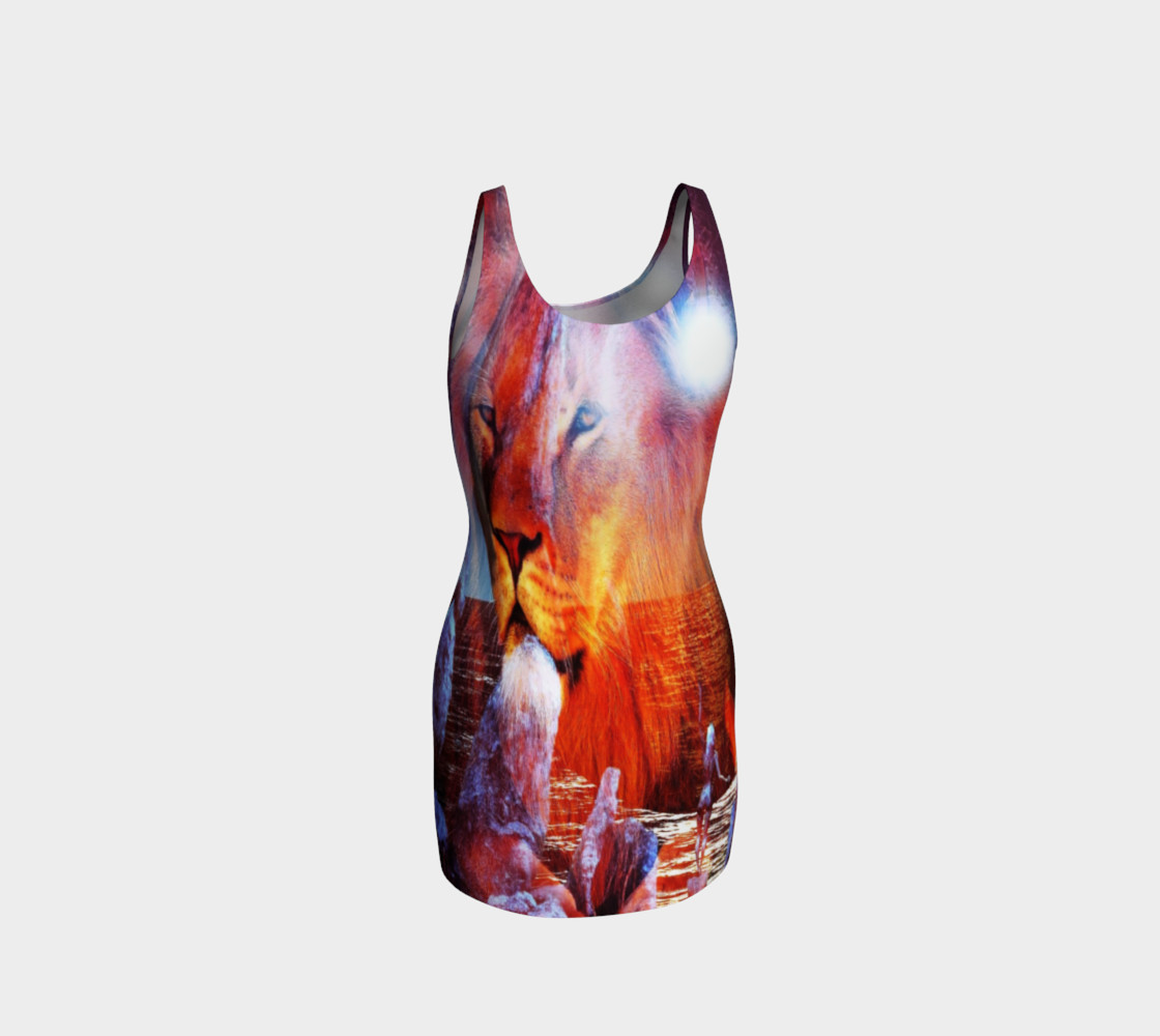 "Lion Lady" Bodycon Dress preview #3
