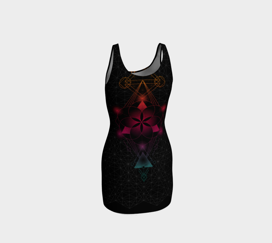 Flower of life sacred geometry rainbow preview #3