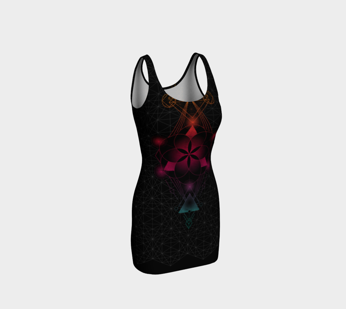 Flower of life sacred geometry rainbow preview #1