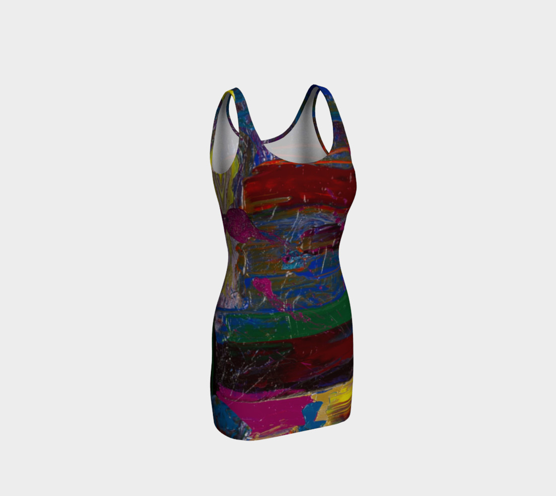 IT'S TIME Bodycon Dress 3D preview
