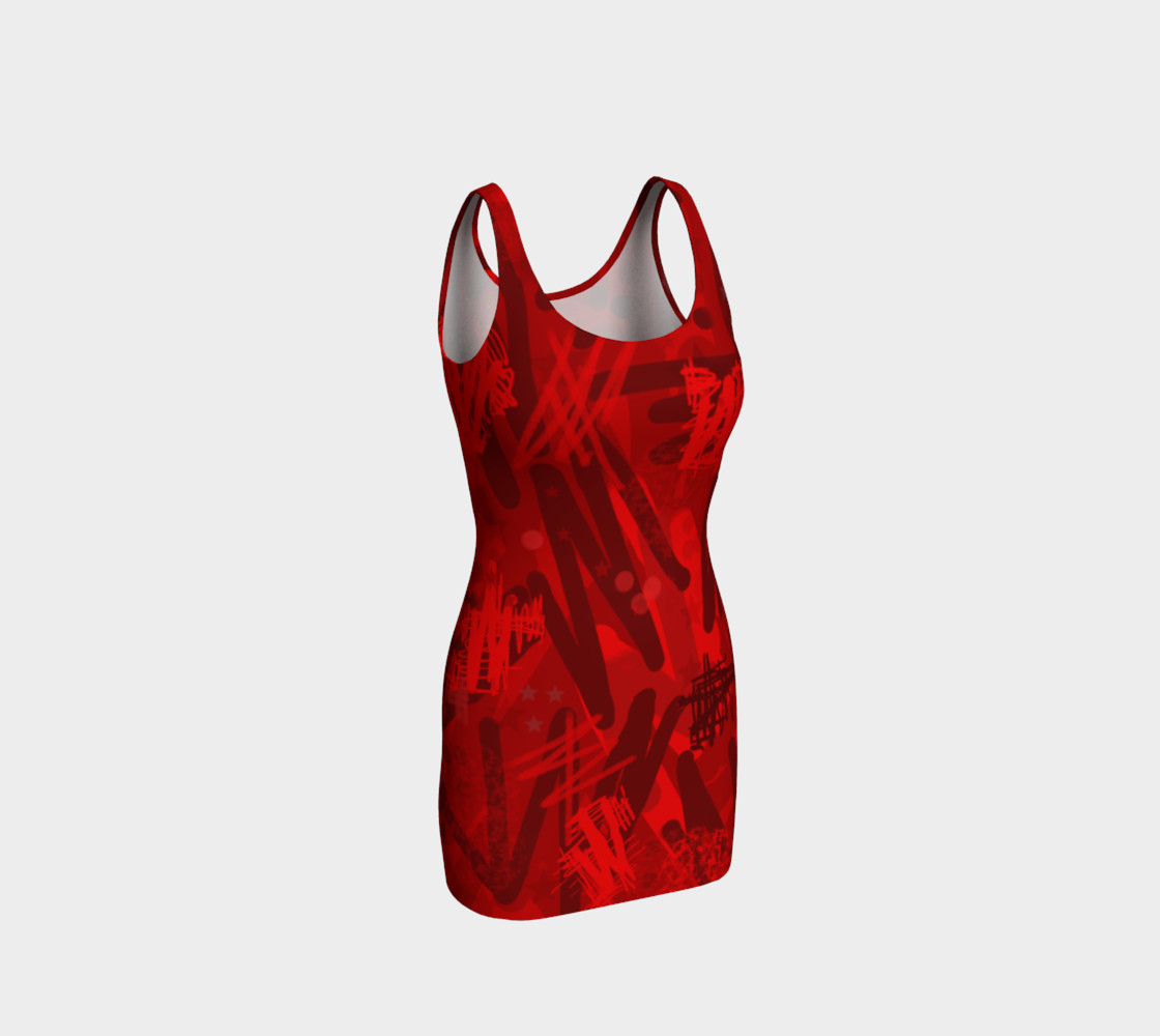 Abstract in red preview #1