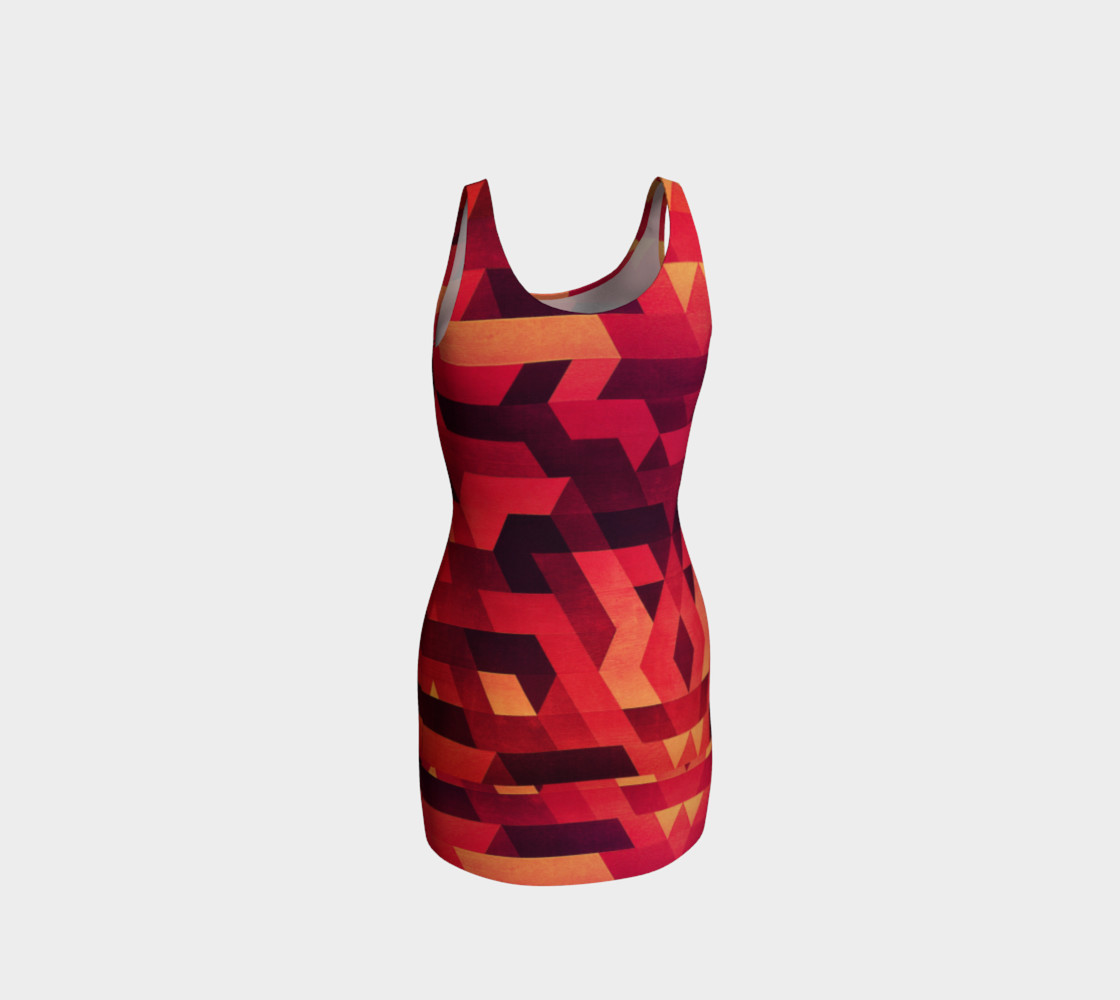 Abstract red geometric triangle texture pattern design (Digital Futrure - Hipster / Fashion) preview #3