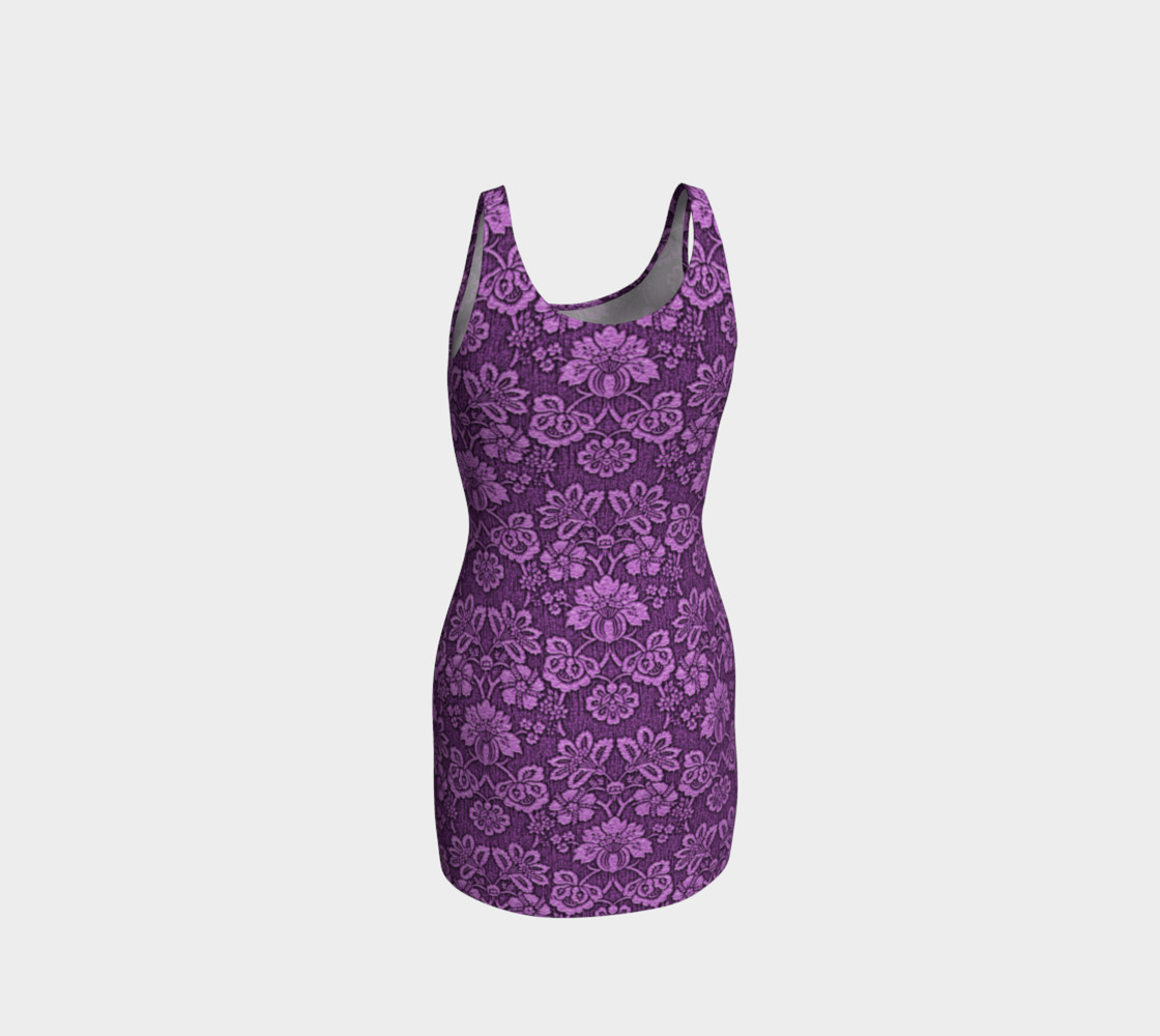royal purple bodycon dress