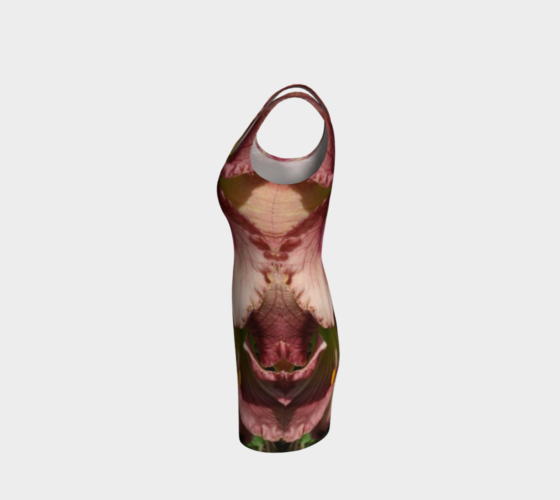 Egyptian Encryptian daylily bodycon dress preview #2