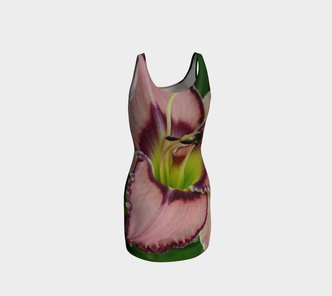 precious candy daylily bodycon dress preview #3