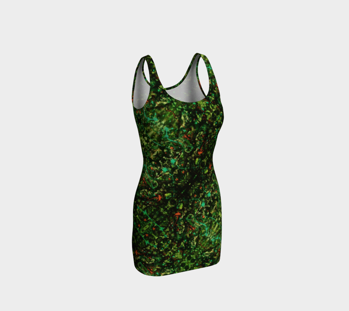 Jungle Velvet Bodycon Dress preview #1