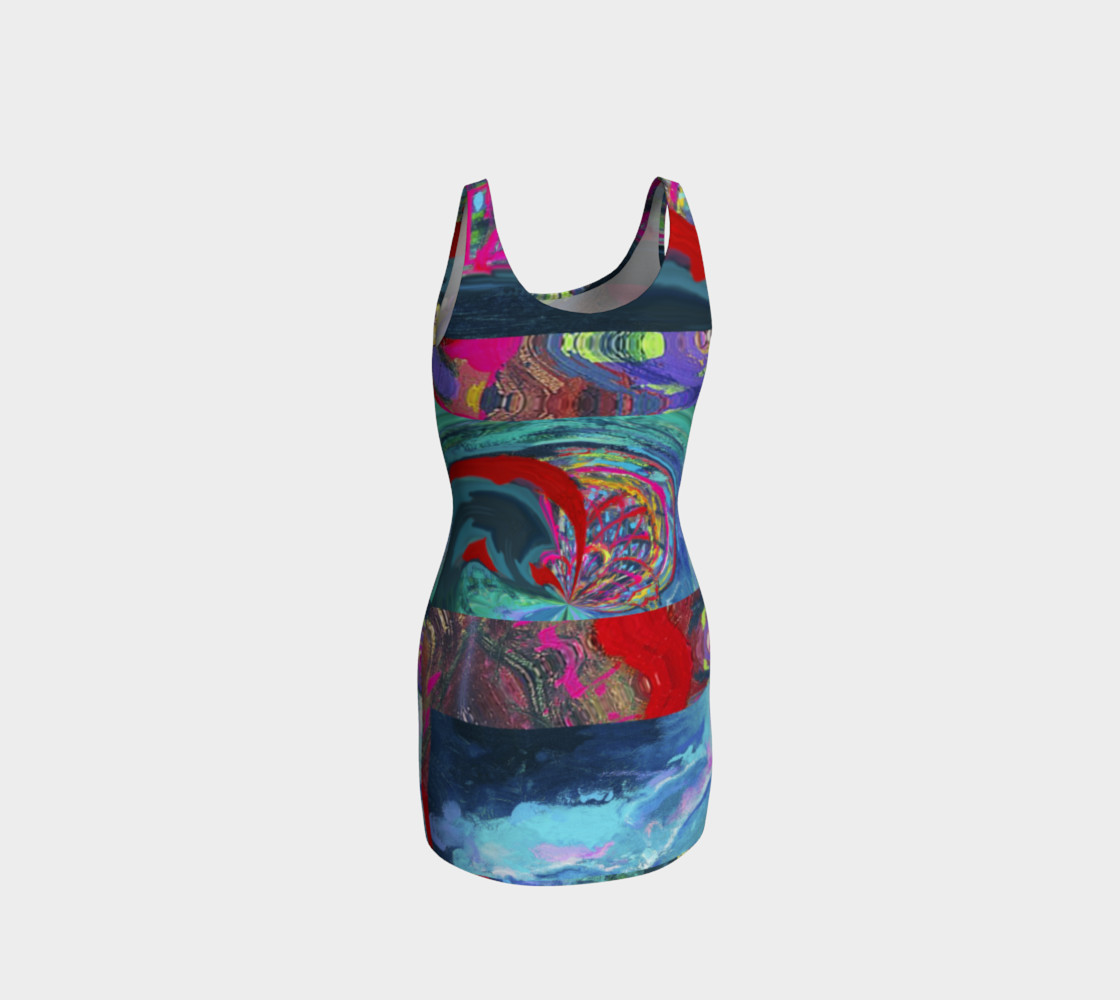 Roller Coaster Abstract Bodycon Parfait preview #3