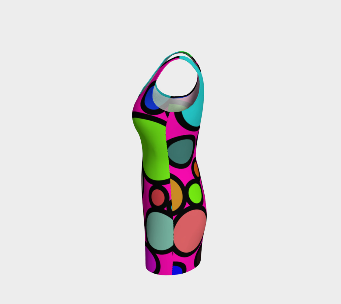 Circles Galore Bodycon Dress preview #2