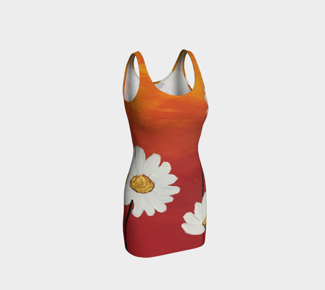 Daisy Sunset Bodycon Dress preview #1