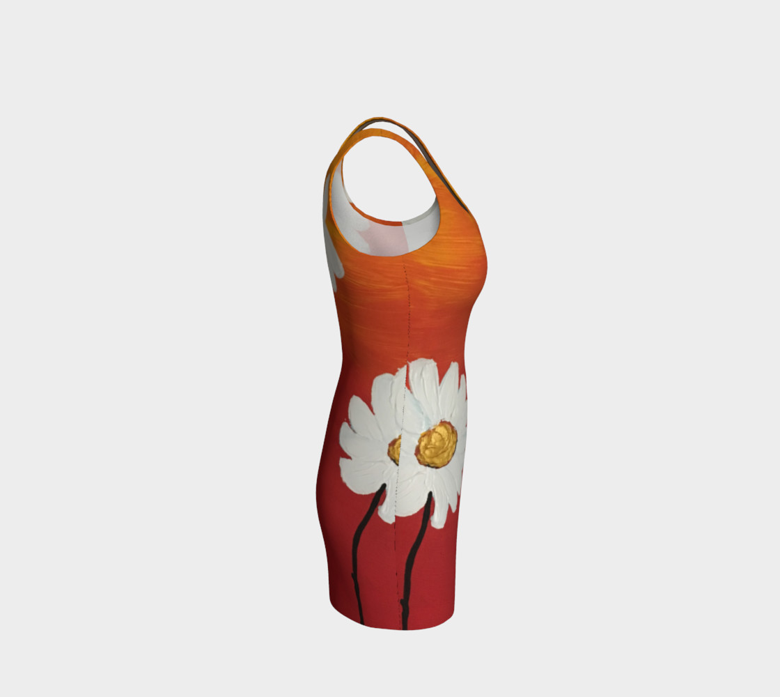 Daisy Sunset Bodycon Dress preview #4