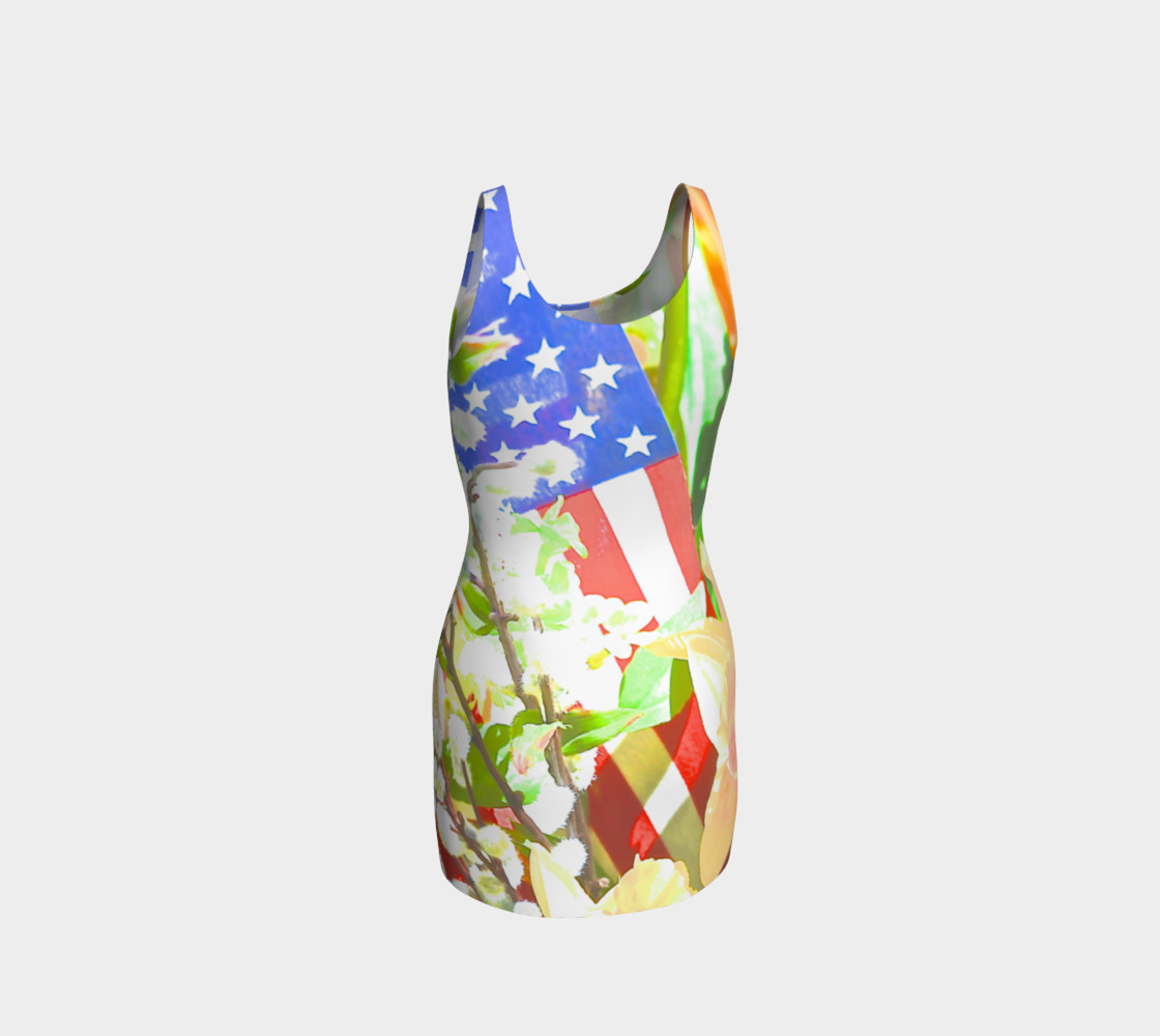 Memorial day Flag and floral preview #3