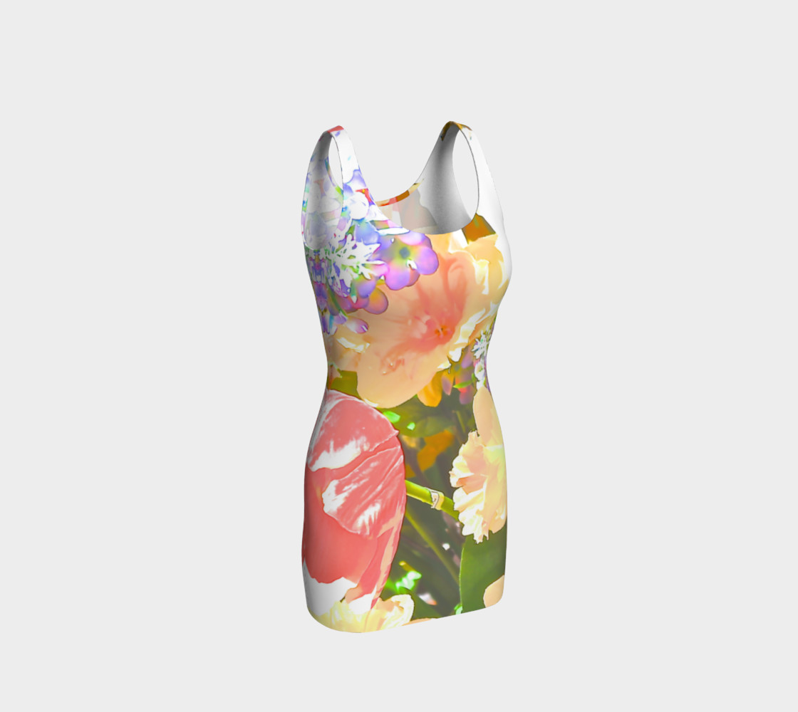 pastel dress flowers preview #1