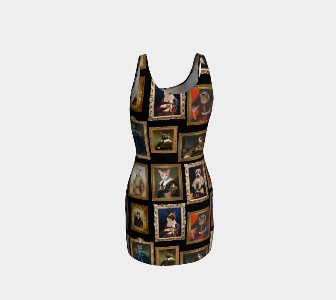 Baroque Pet Portraits - Bodycon Dress preview #3
