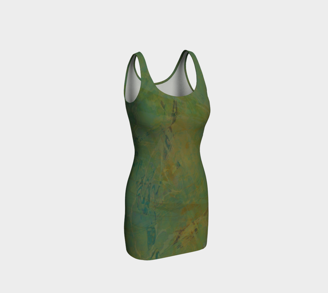 Bodycon Dress WI Romantic Moss preview #1