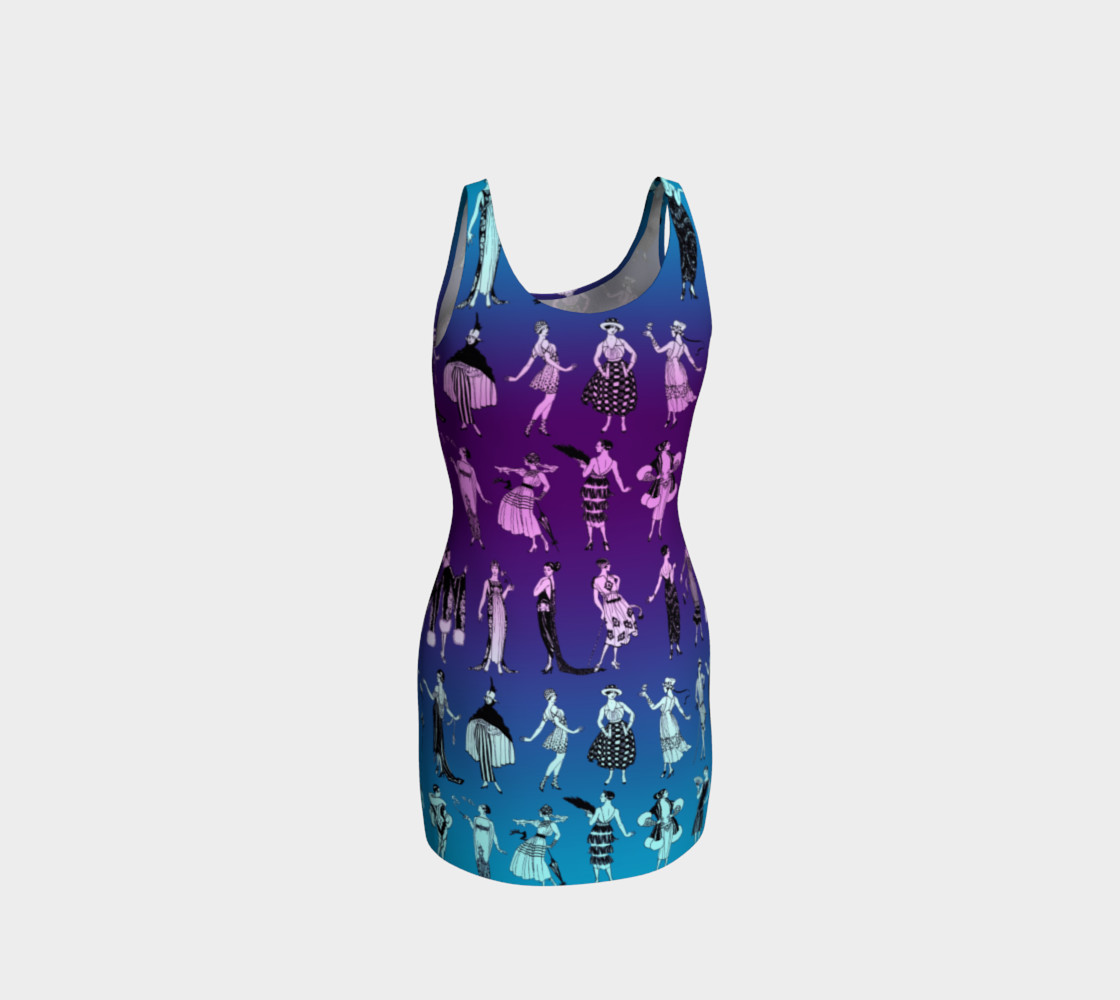 La Vie Parisienne Sapphire - Bodycon Dress preview #3