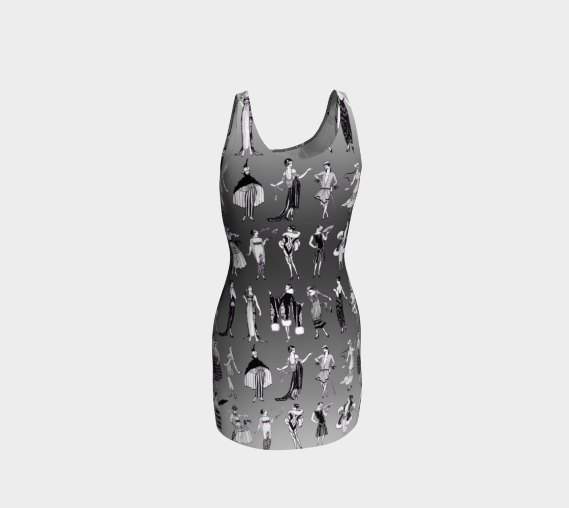 La Vie Parisienne Gray - Bodycon Dress preview #3