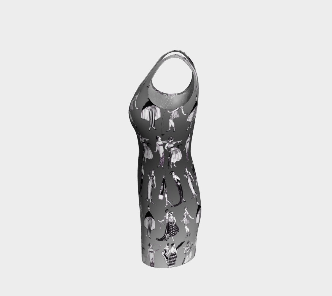 La Vie Parisienne Gray - Bodycon Dress preview #2