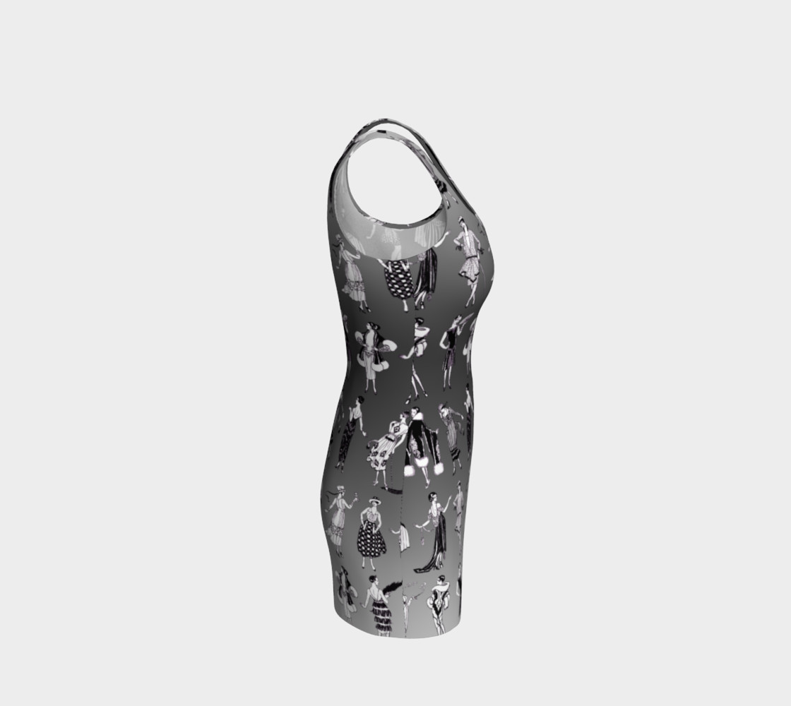 La Vie Parisienne Gray - Bodycon Dress preview #4