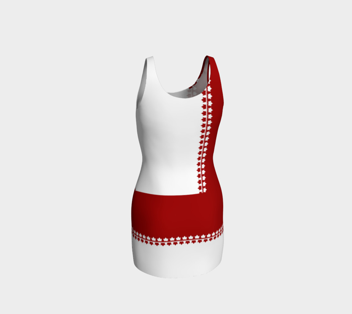 Classic Canada Dress Red & White Canada Dresses preview #3