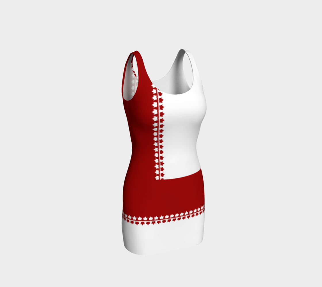 Classic Canada Dress Red & White Canada Dresses preview #1