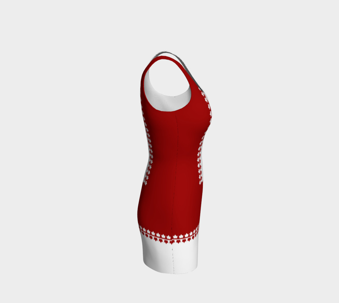 Classic Canada Dress Red & White Canada Dresses preview #4