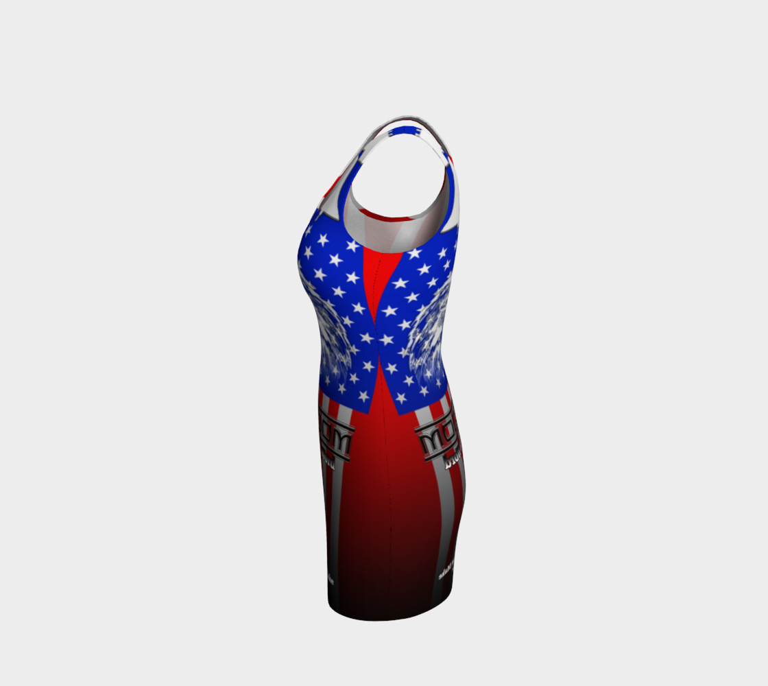 Freedom Is More Than A Word Liberty Bodycon Dress preview #2