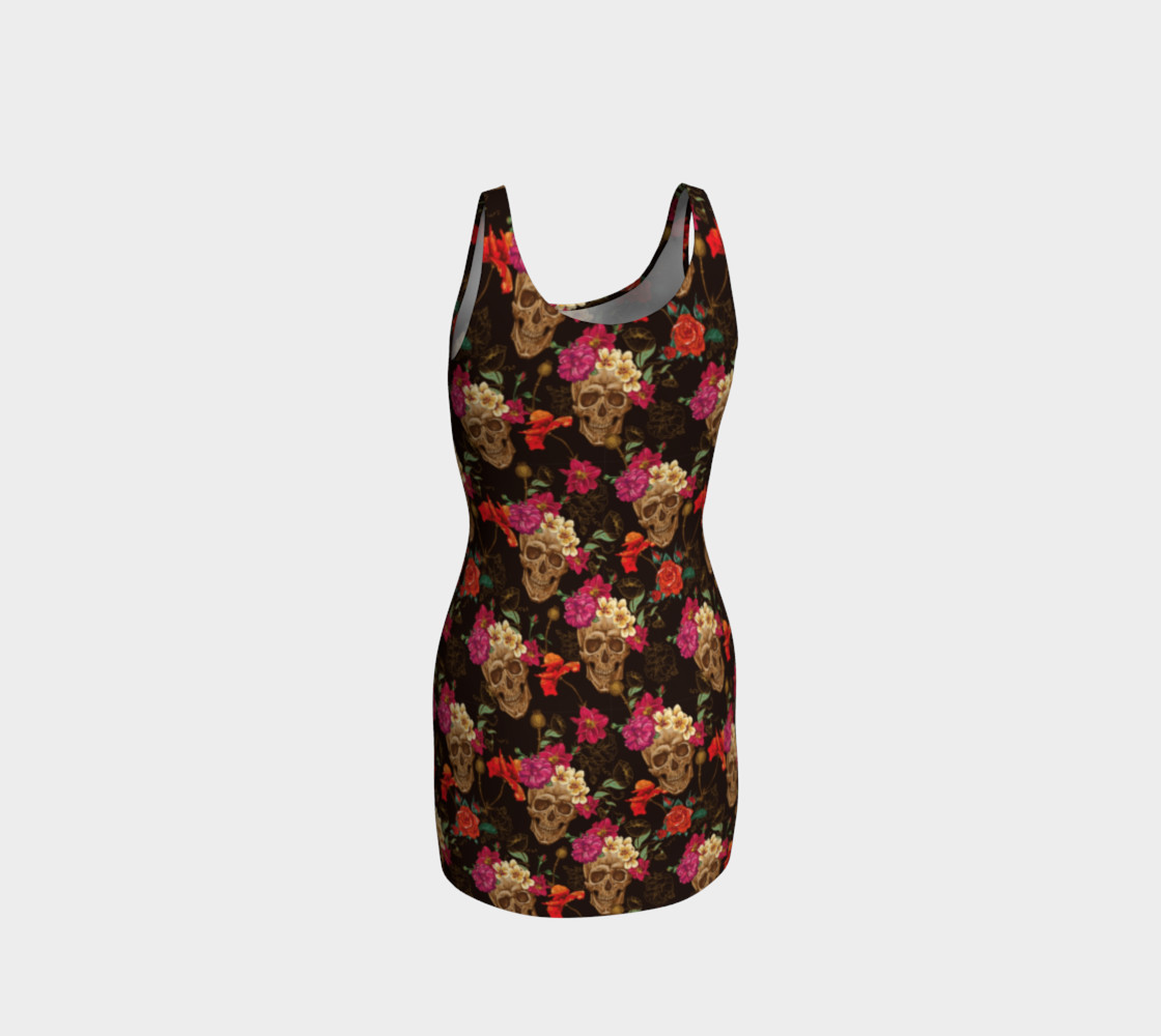 Skull & Flowers Dress 1 preview #3