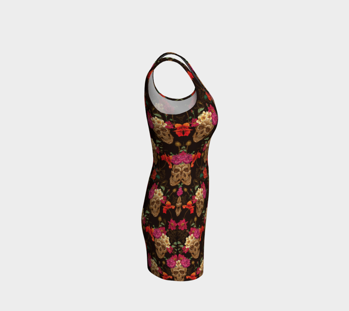 Skull & Flowers Dress 1 preview #4