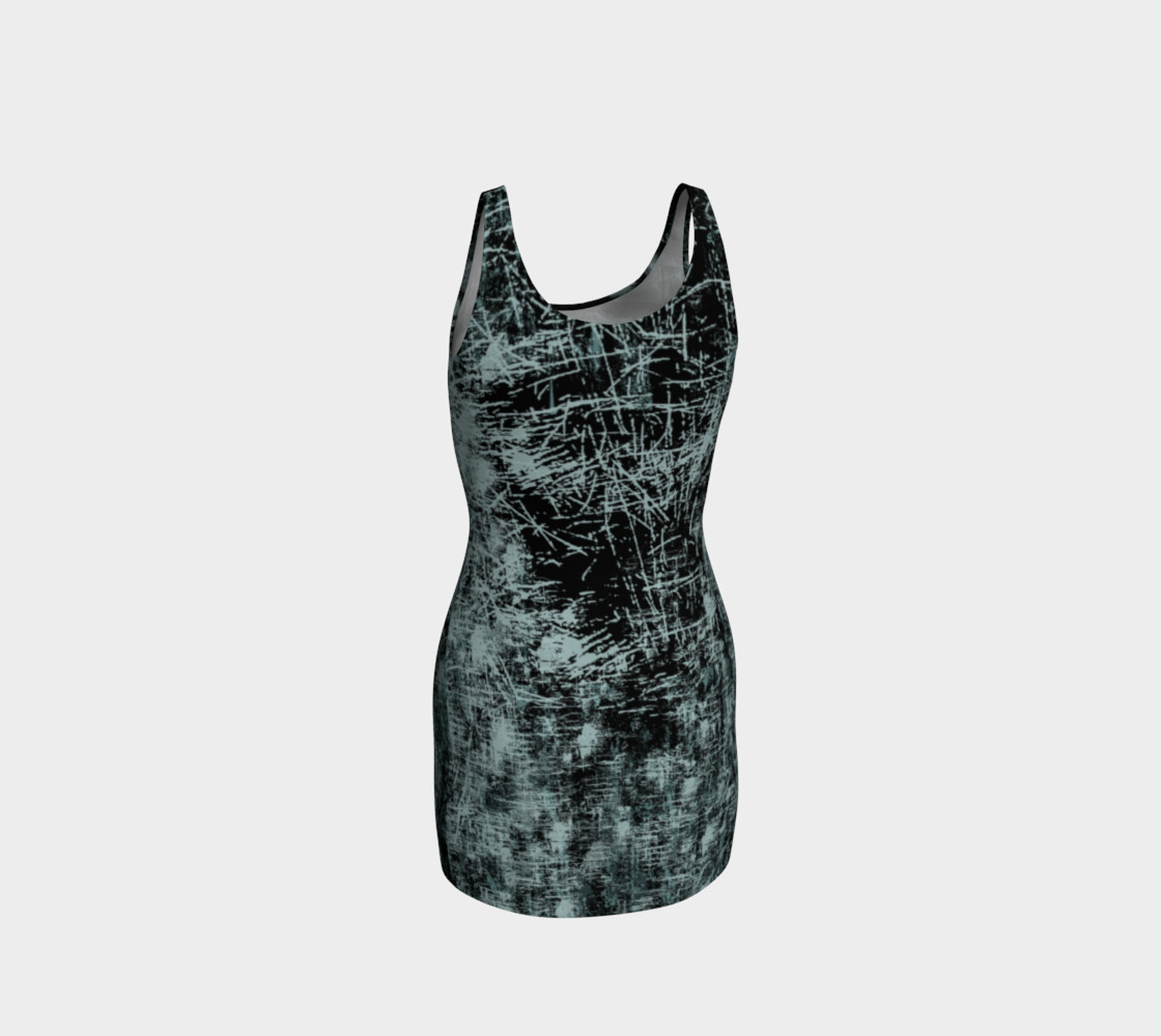 Black Widow Heart Horror Print Dress by Tabz Jones preview #3