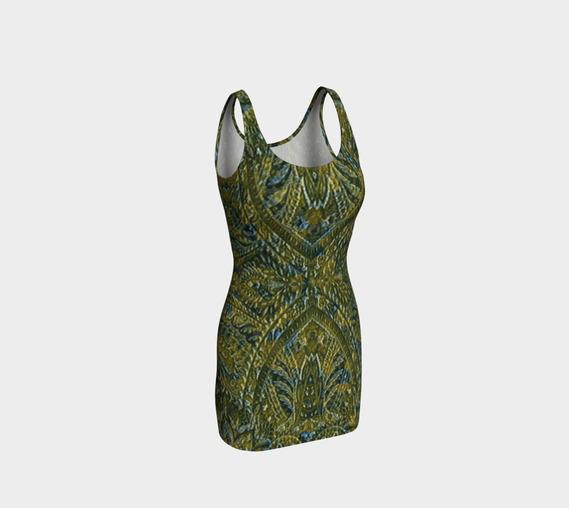 Embossed Lace Vintage Print Dress by Tabz Jones preview #1