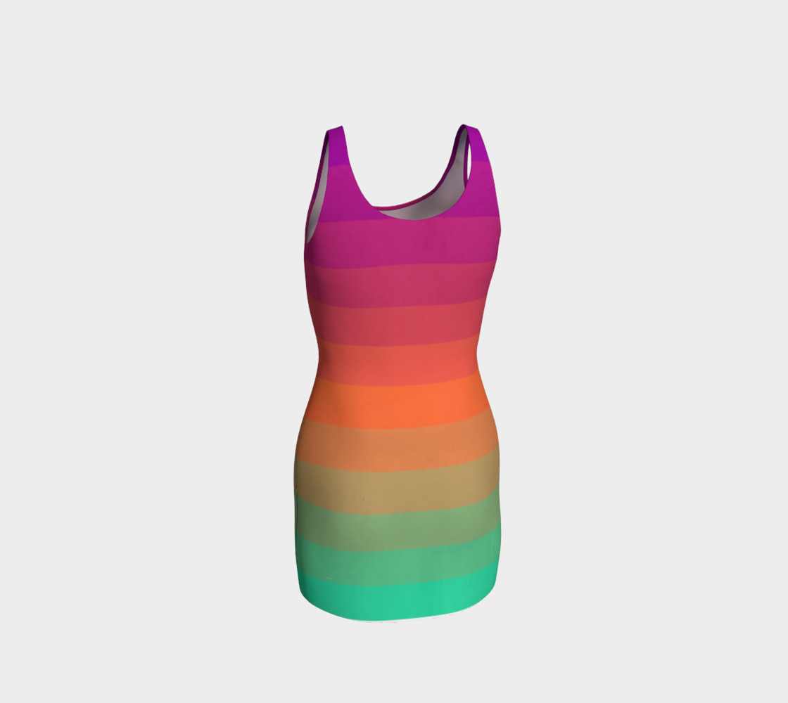 Aperçu de Enjoy Color Bodycon Dress #3